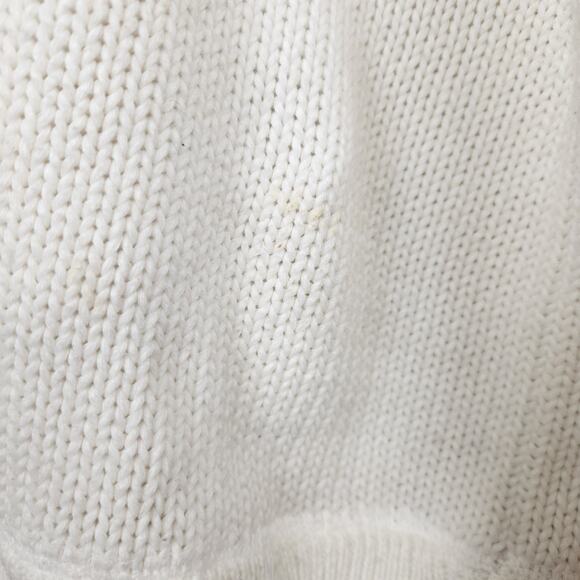 Ralph Lauren Polo Sport Vintage USA Sweater Cream Women Size Large Crewneck Flag - Picture 11 of 12